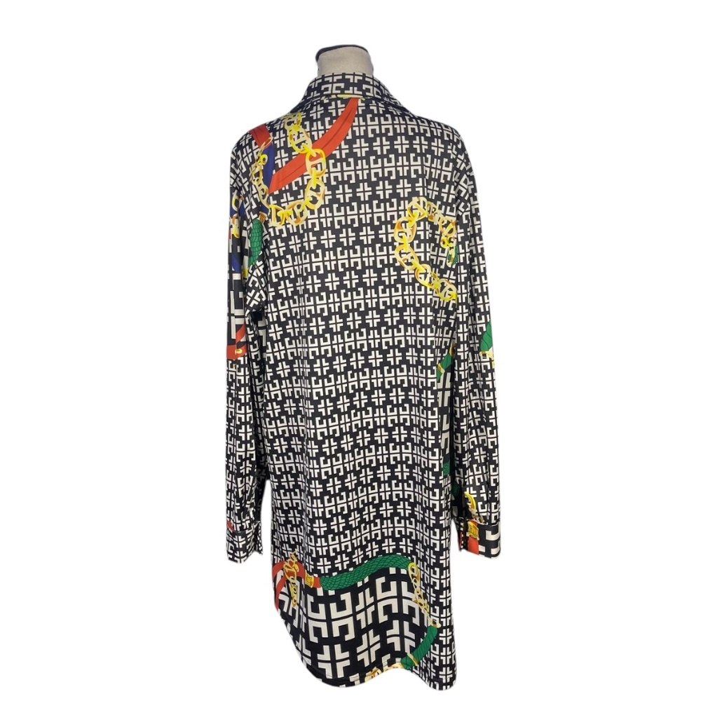🚫🚫SOLD🚫🚫Vintage Abstract Print Mini Dress - Picture 5 of 5